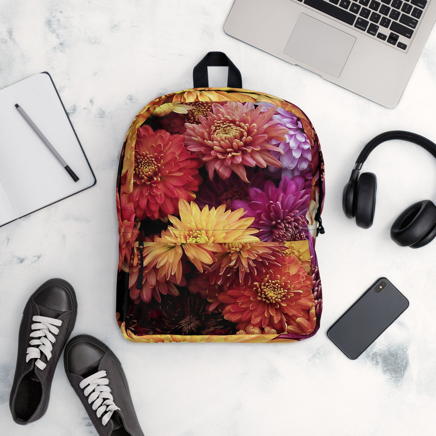 Backpack - Fall Flowers Backpack Stylin' Spirit Default Title  