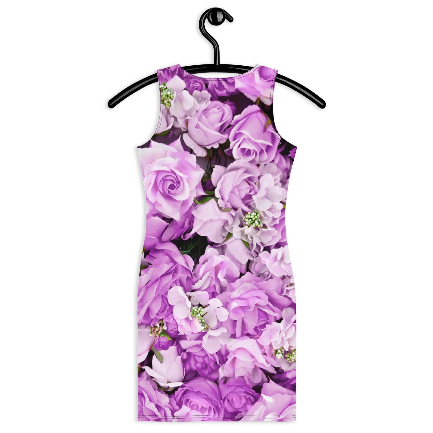 Bodycon dress - Lavender Flowers