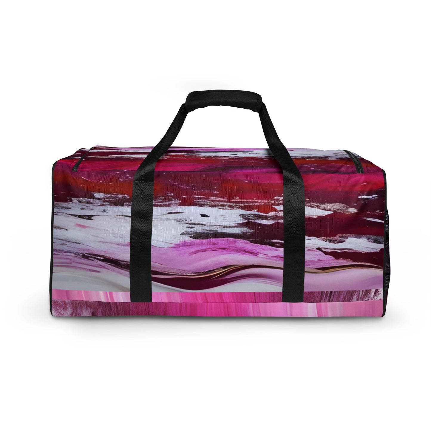 Duffle bag - Pink Paint Pour - Stylin Spirit