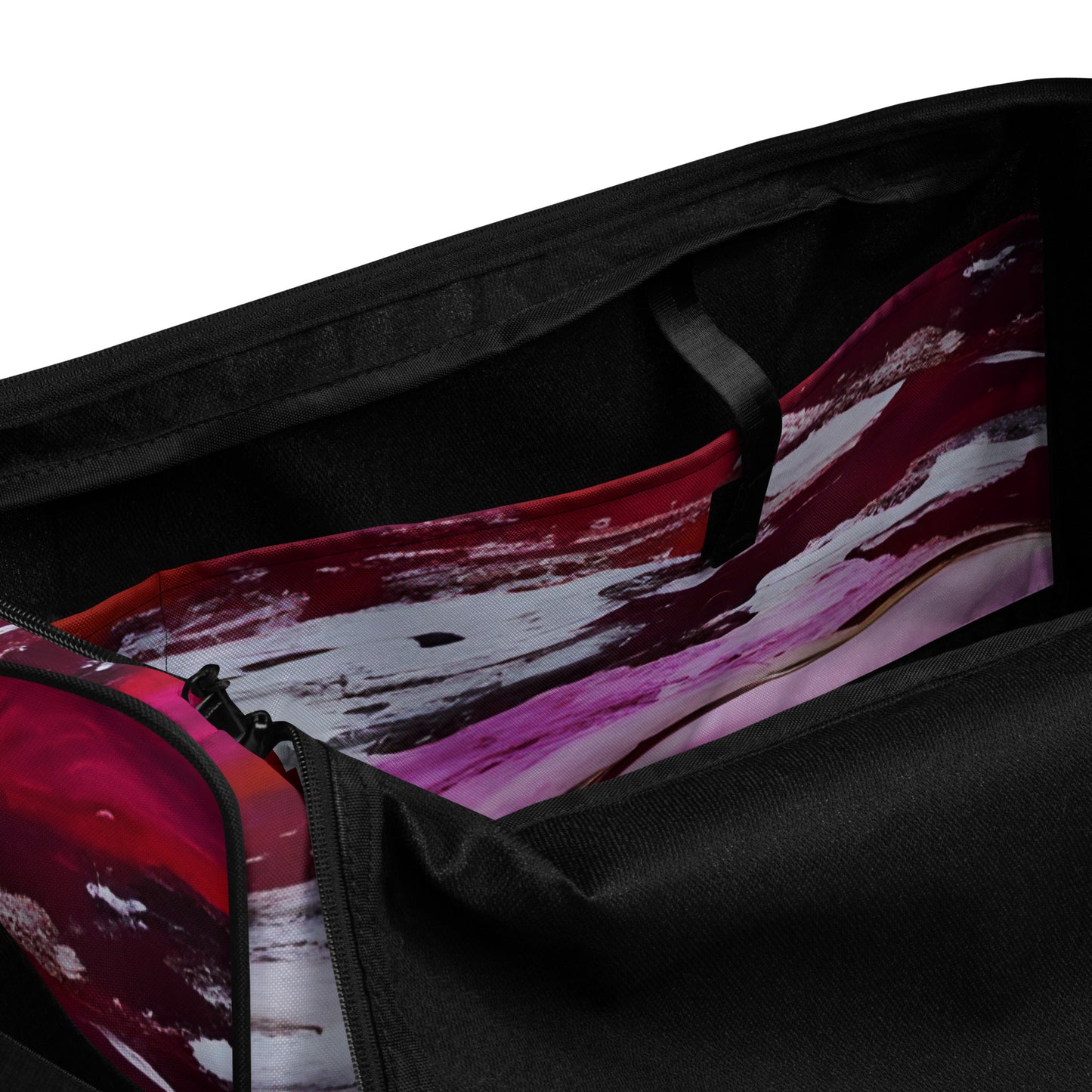 Duffle bag - Pink Paint Pour Dufle Bag Stylin' Spirit   