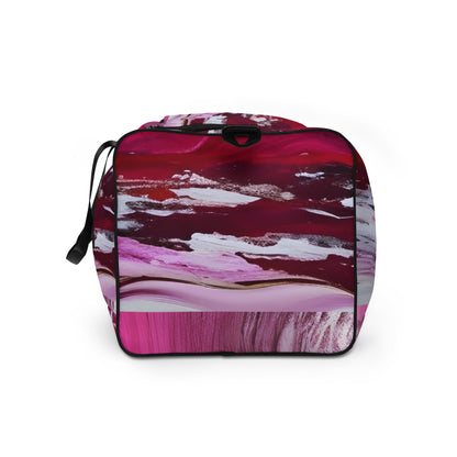 Duffle bag - Pink Paint Pour Dufle Bag Stylin' Spirit   