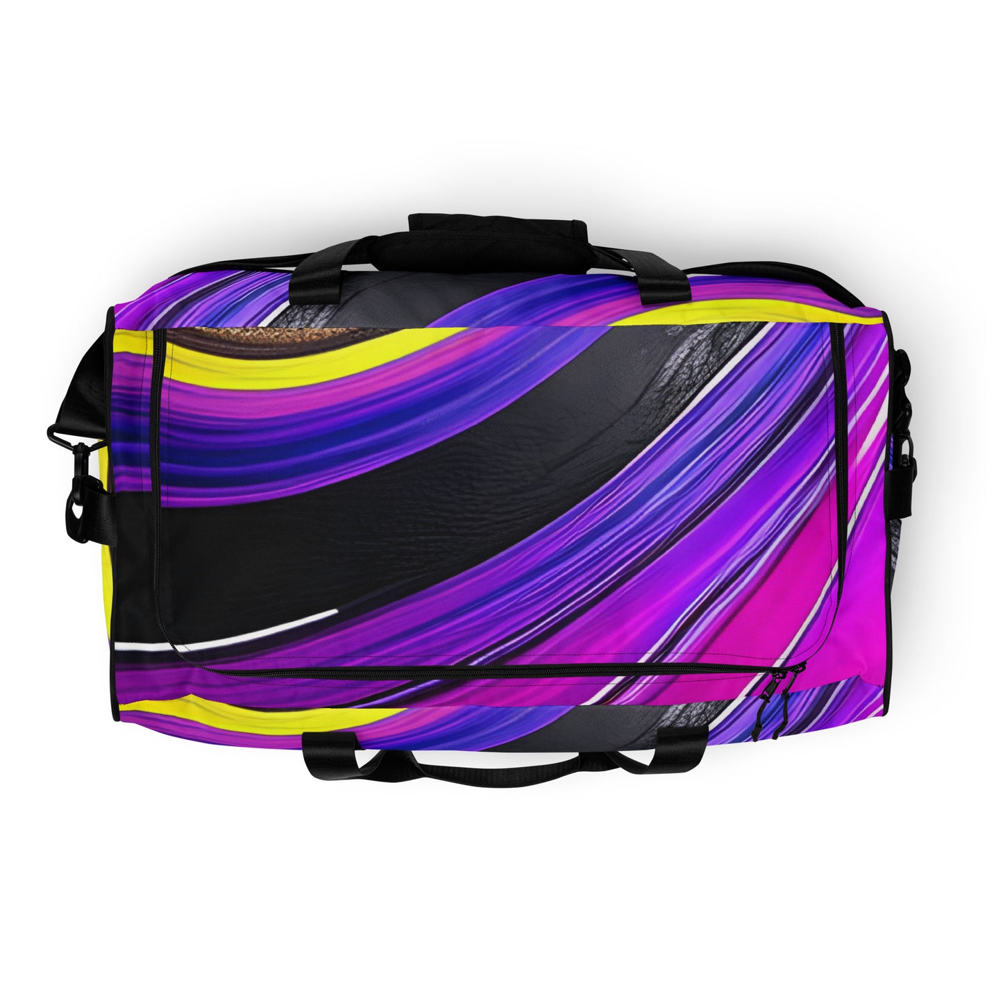 Duffle bag - Purple Paint Pour Duffle Bag Stylin' Spirit   
