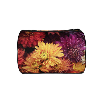 All - over print gym bag - Fall Flowers - Stylin Spirit