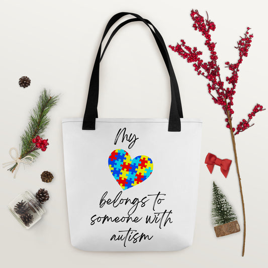 Tote bag - Autism Awareness Tote Bag Stylin' Spirit   