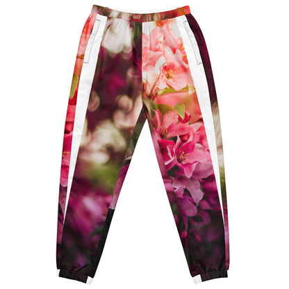 Unisex track pants - Spring Flowers Sweatpants Stylin' Spirit Black XS 