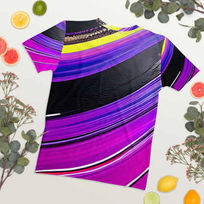 Women's T-shirt - Purple Paint Pour T-shirt Stylin' Spirit   