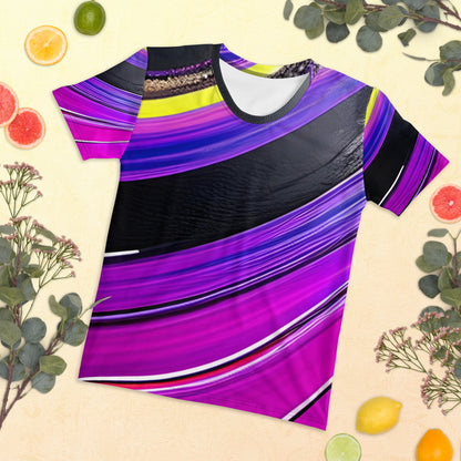 Women's T-shirt - Purple Paint Pour T-shirt Stylin' Spirit XS  