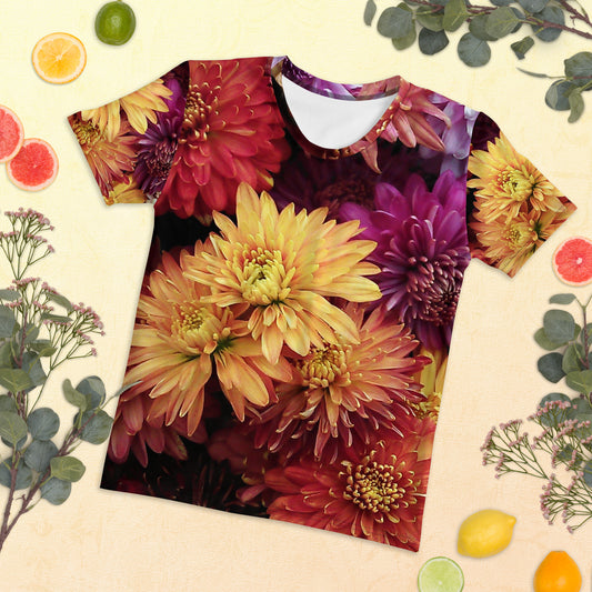 Women's T-shirt - Fall Flowers T-shirt Stylin' Spirit XS  