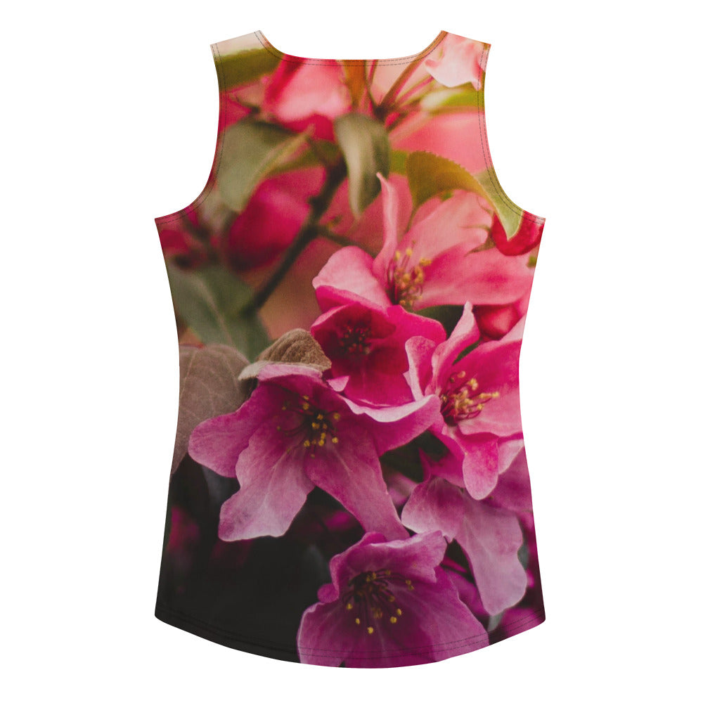 Sublimation Cut & Sew Tank Top - Spring Flowers Tank Top Stylin' Spirit XS  