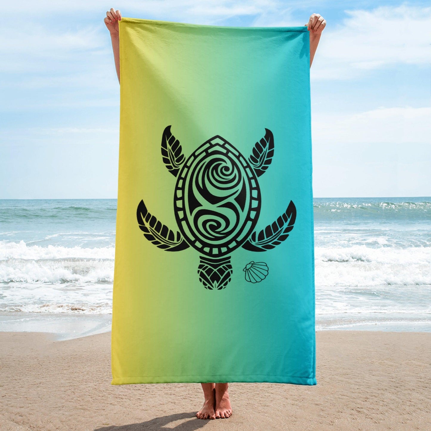 Towel - Beach Turtle - Stylin Spirit