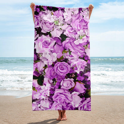 Towel - Lavender Flowers - Stylin Spirit