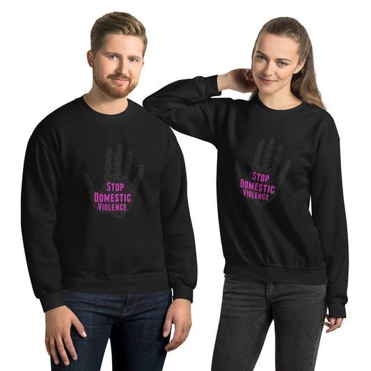 Unisex Sweatshirt - Stop Domestic Violence Sweatshirt Stylin Spirit Black S 