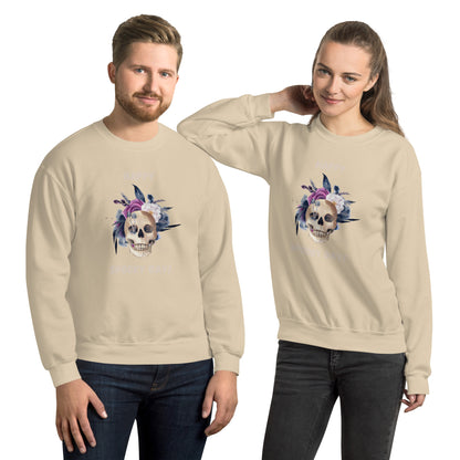 Unisex Sweatshirt - Happy Spooky Day Sweatshirt Stylin' Spirit Sand S 