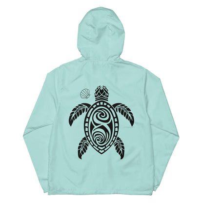 Unisex lightweight zip up windbreaker - Turtle - Stylin Spirit