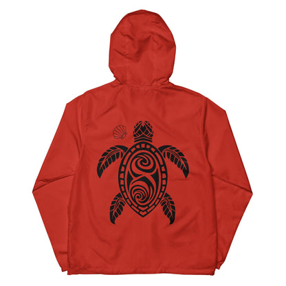 Unisex lightweight zip up windbreaker - Turtle - Stylin Spirit