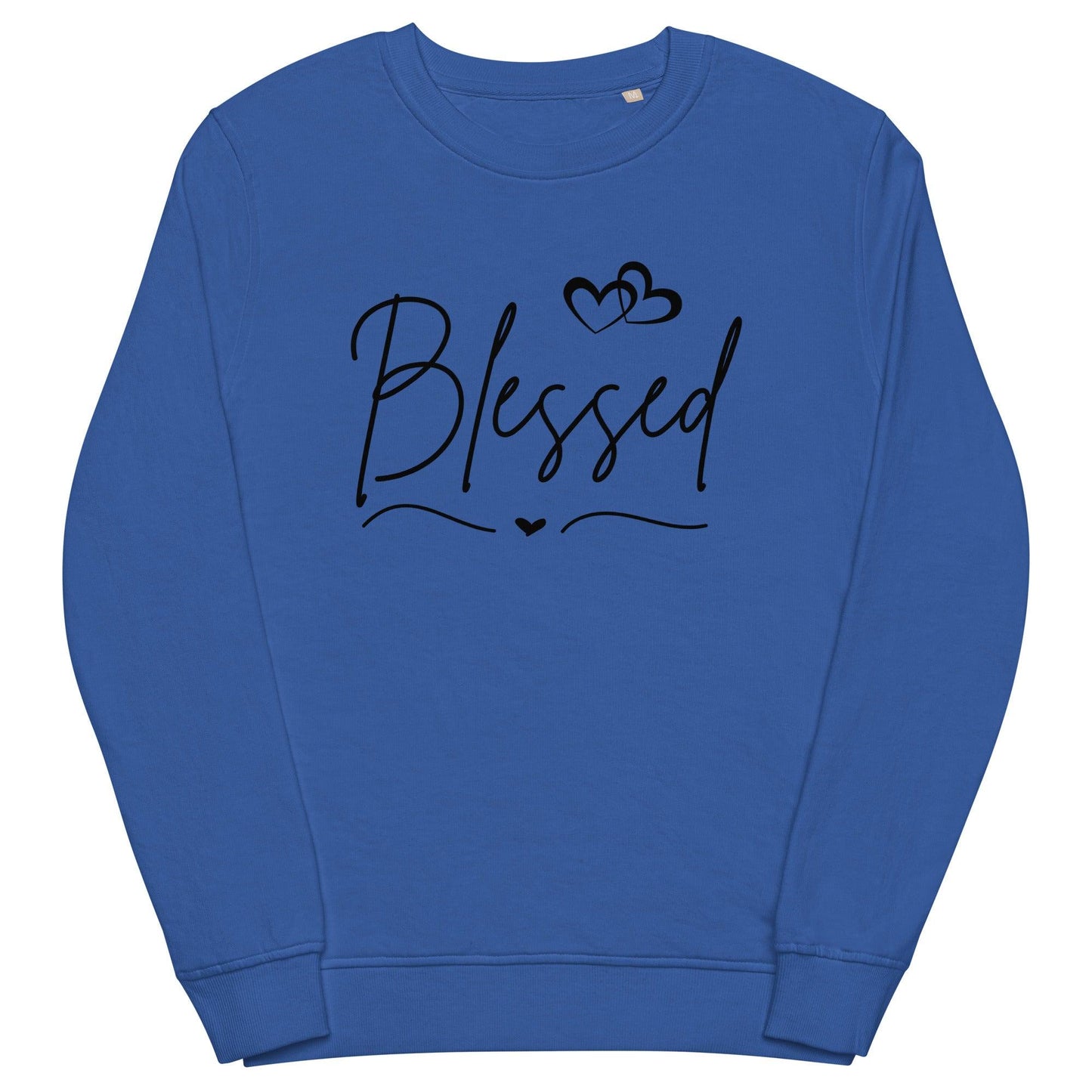 Unisex organic sweatshirt - Blessed - Stylin Spirit