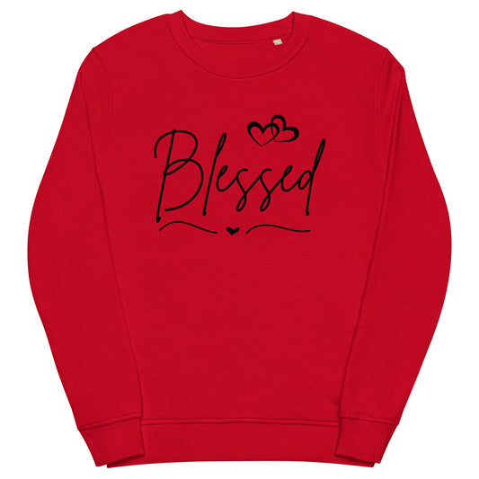 Unisex organic sweatshirt - Blessed