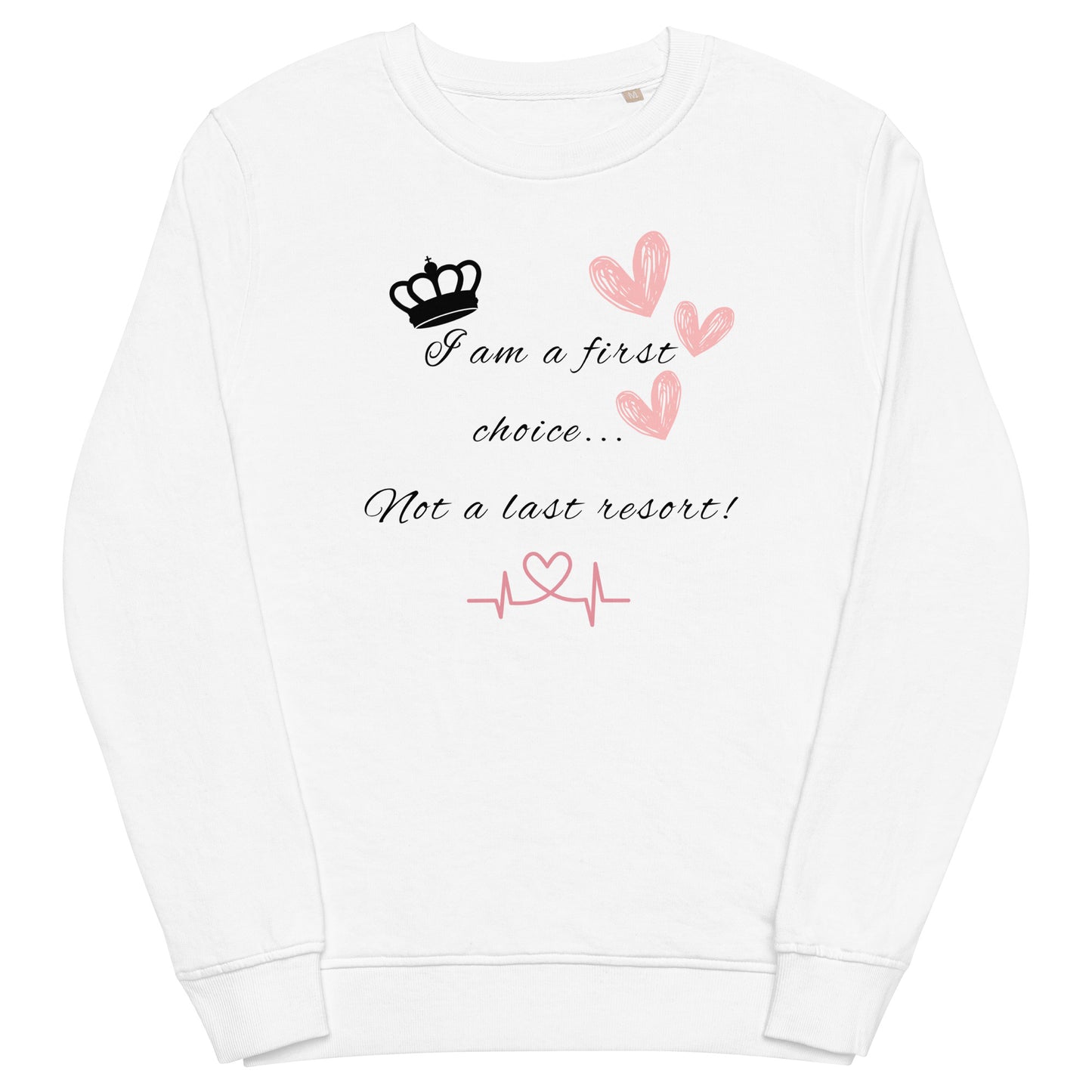 Unisex organic sweatshirt - First Choice