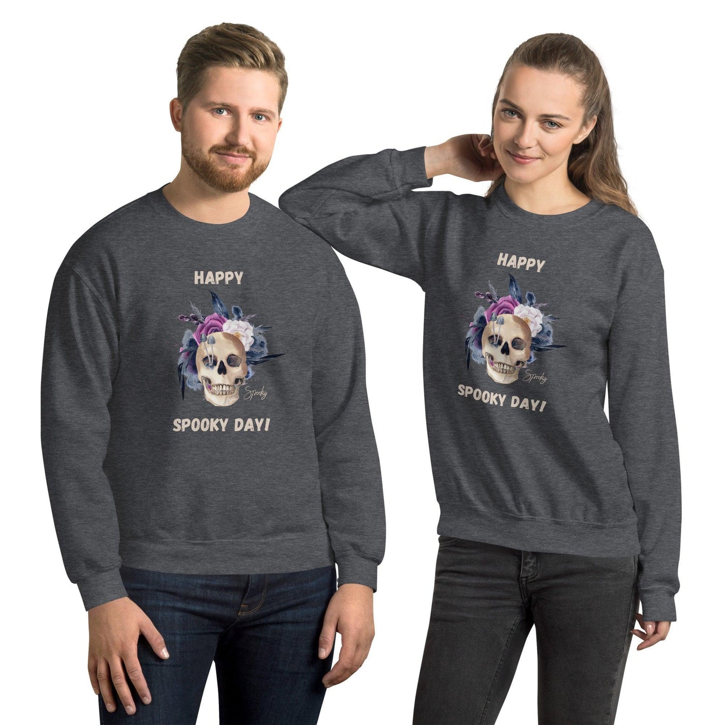 Unisex Sweatshirt - Happy Spooky Day - Stylin Spirit