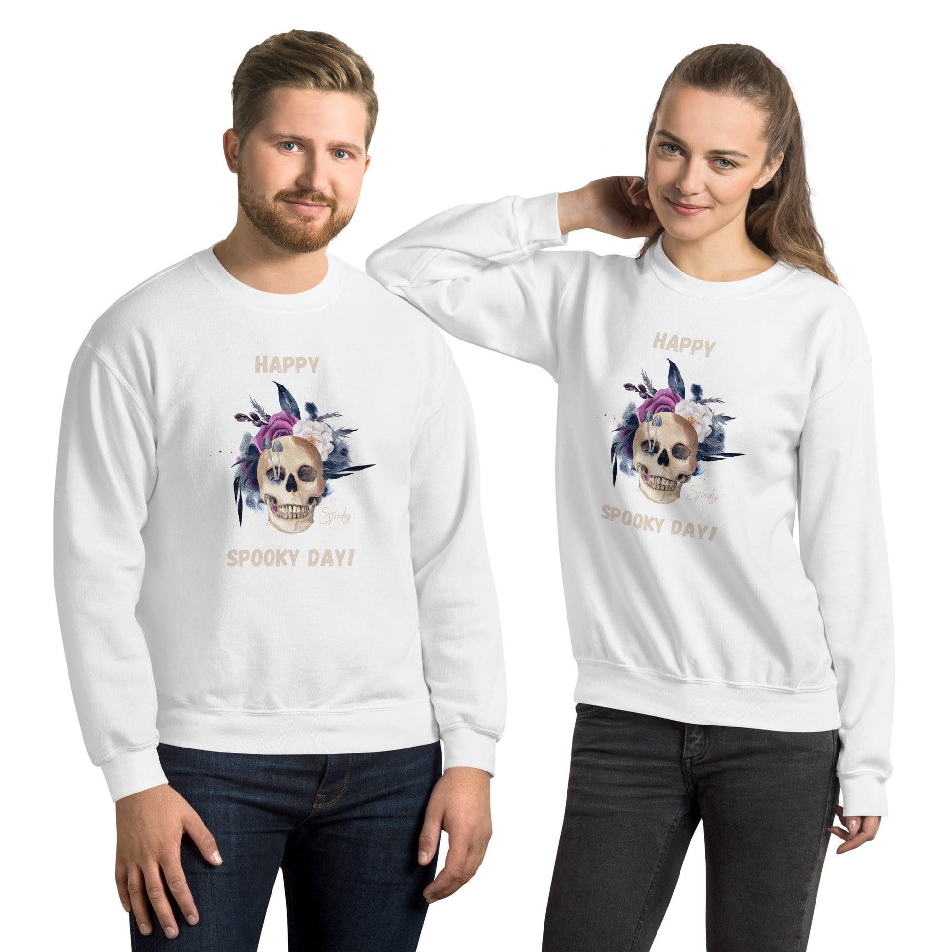 Unisex Sweatshirt - Happy Spooky Day - Stylin Spirit