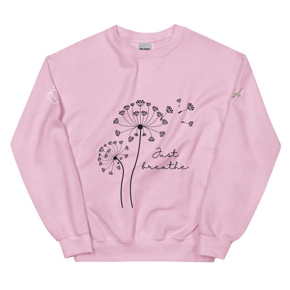 Unisex Sweatshirt - Just Breathe - Stylin Spirit