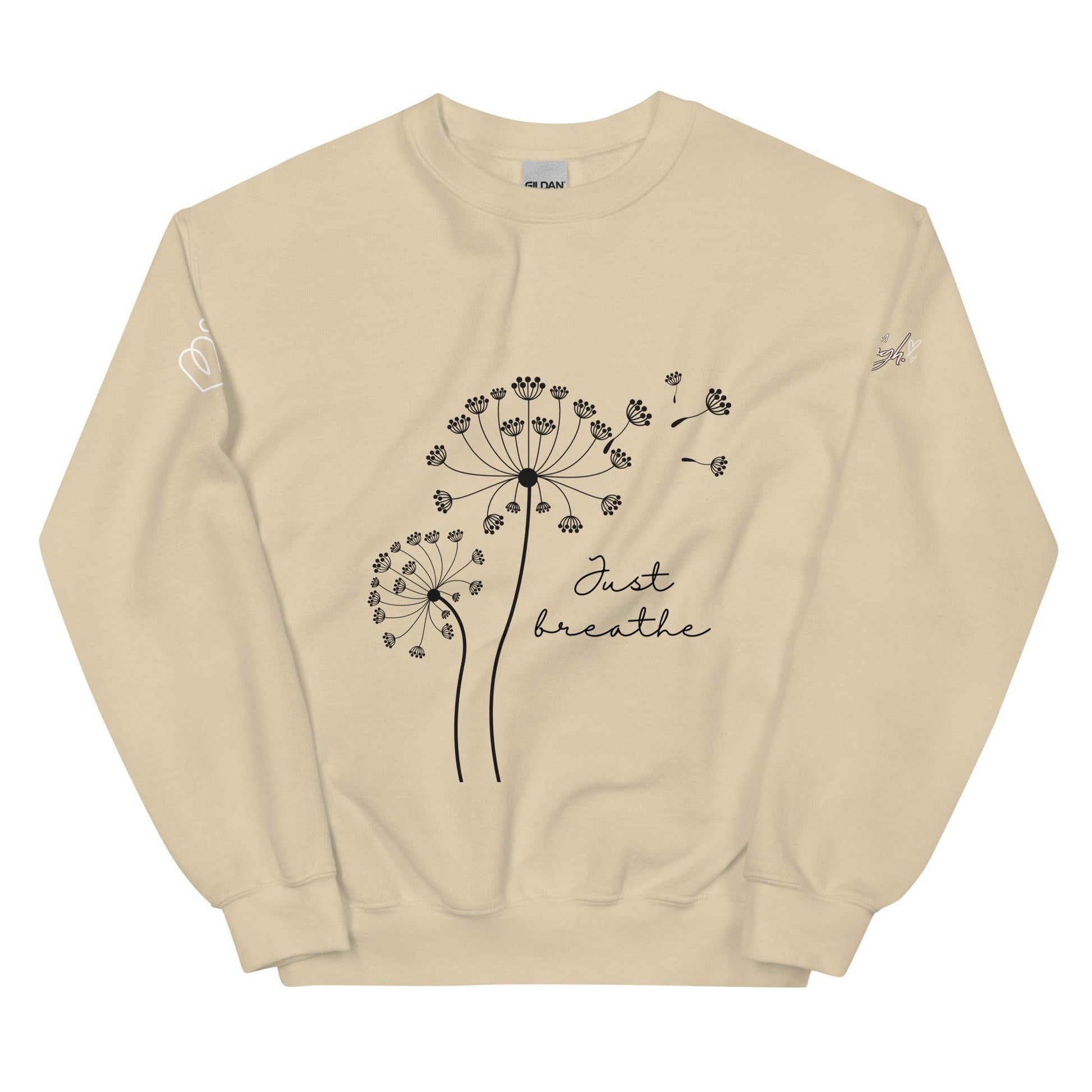 Unisex Sweatshirt - Just Breathe - Stylin Spirit