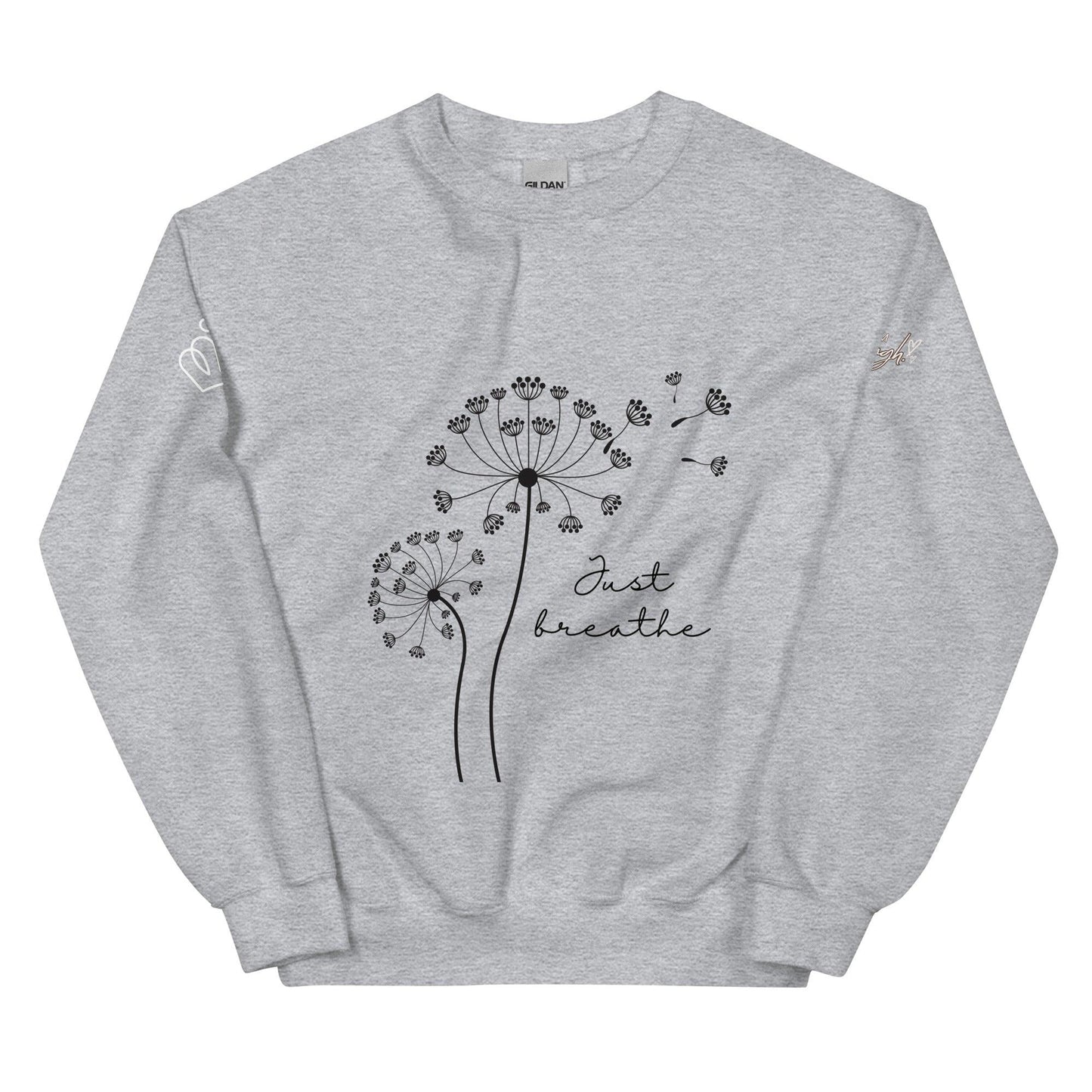 Unisex Sweatshirt - Just Breathe - Stylin Spirit