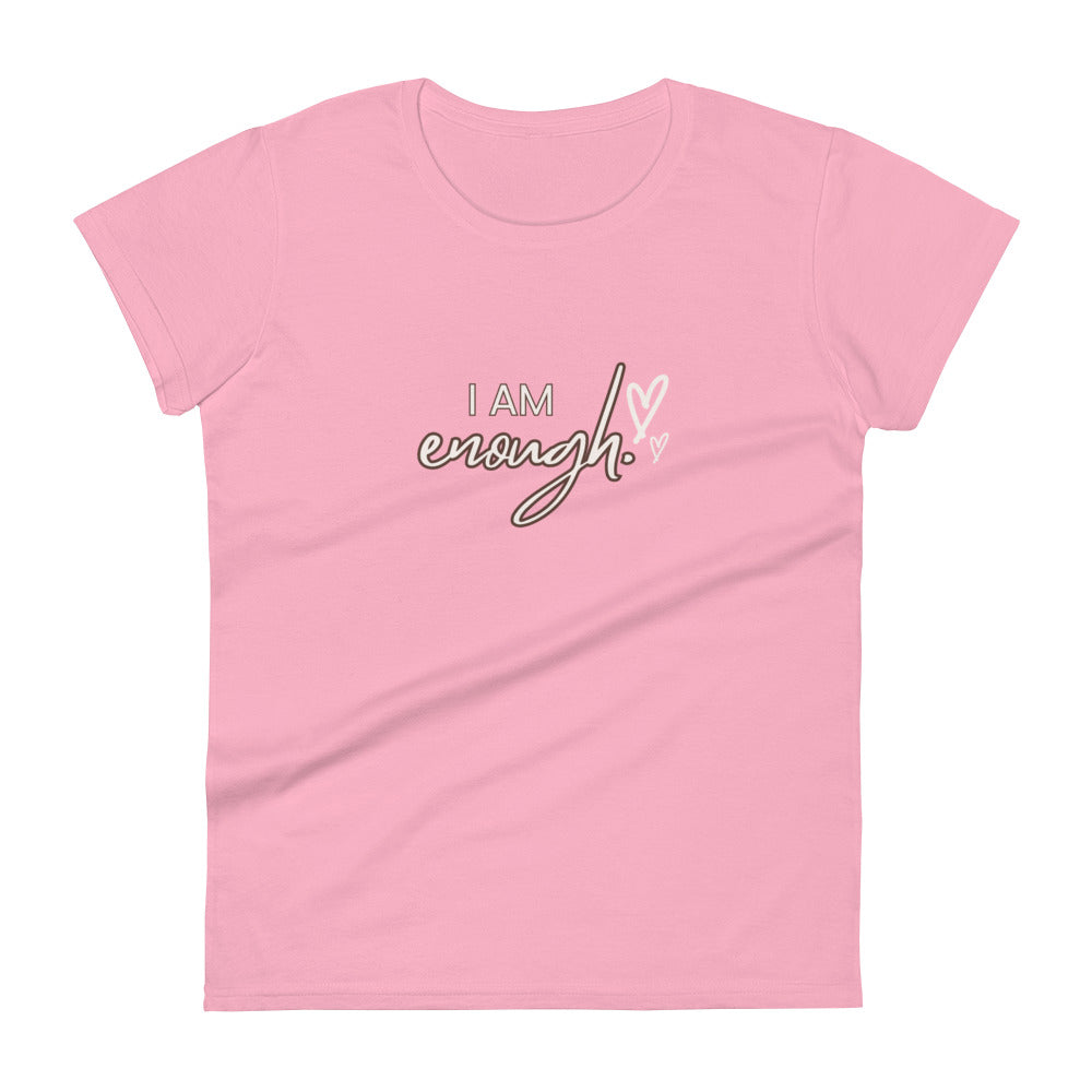 Women's short sleeve t-shirt - I am enough