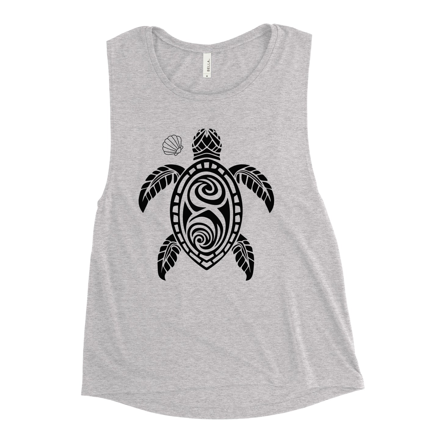 Ladies’ Muscle Tank - Turtle