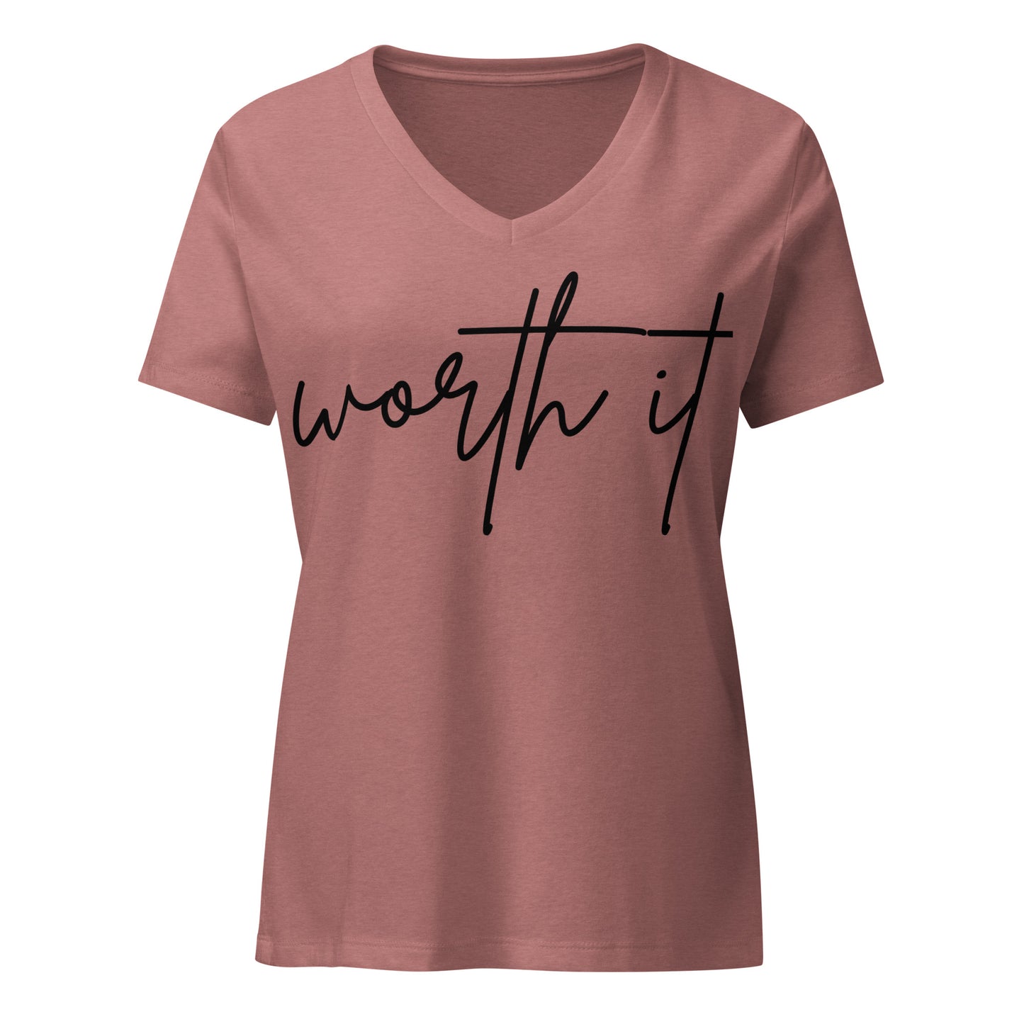 Women’s relaxed v-neck t-shirt - worth it