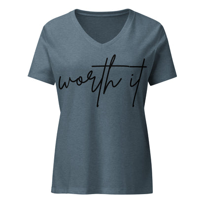 Women’s relaxed v-neck t-shirt - worth it