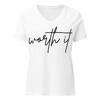 Women’s relaxed v-neck t-shirt - worth it