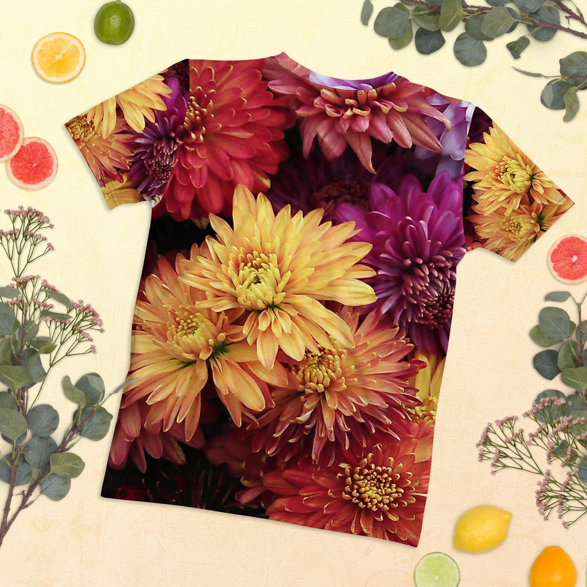 Women's T-shirt - Fall Flowers - Stylin Spirit