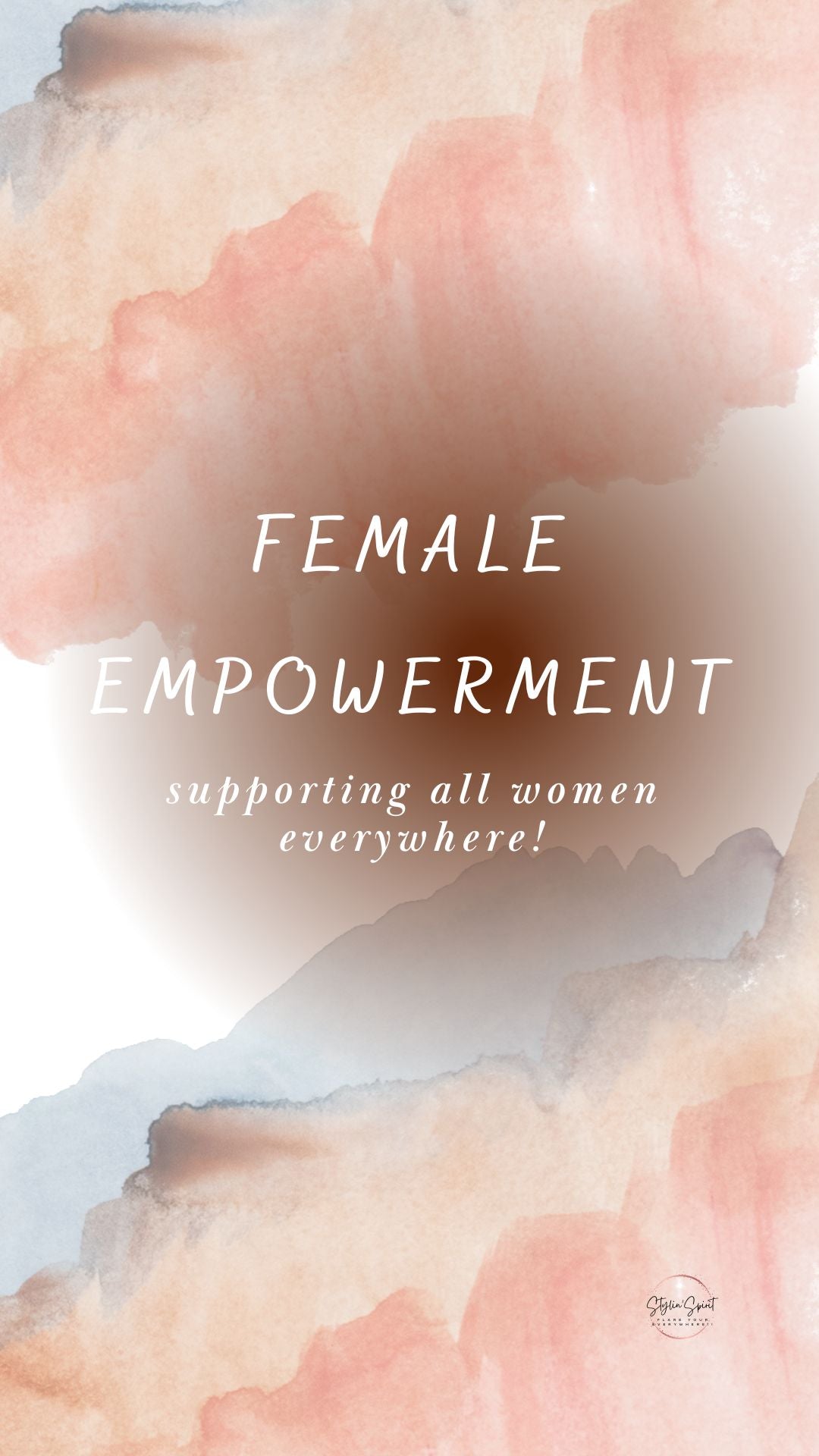 Stylin' Spirit Female Empowerment Cell Phone Wallpaper2 - Free Download Digital Download Stylin' Spirit   