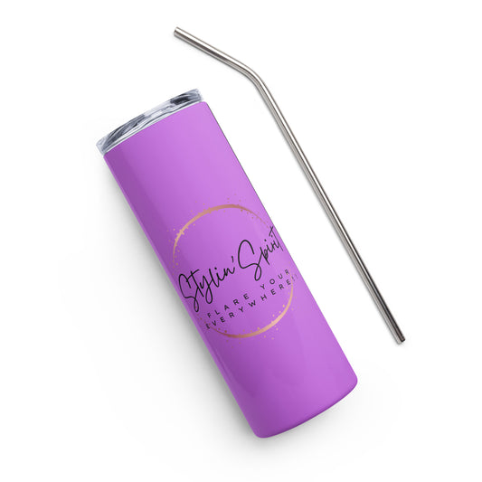 Stainless steel tumbler - Stylin' Spirit Logo Tumbler Stylin' Spirit Black  