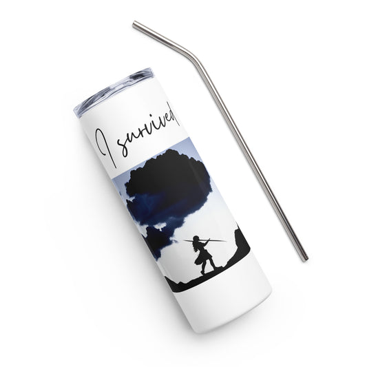 Stainless steel tumbler - I Survived Tumbler Stylin' Spirit Default Title  