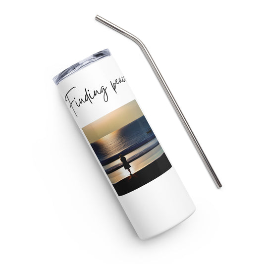 Stainless steel tumbler - Finding Peace Tumbler Stylin' Spirit Default Title  