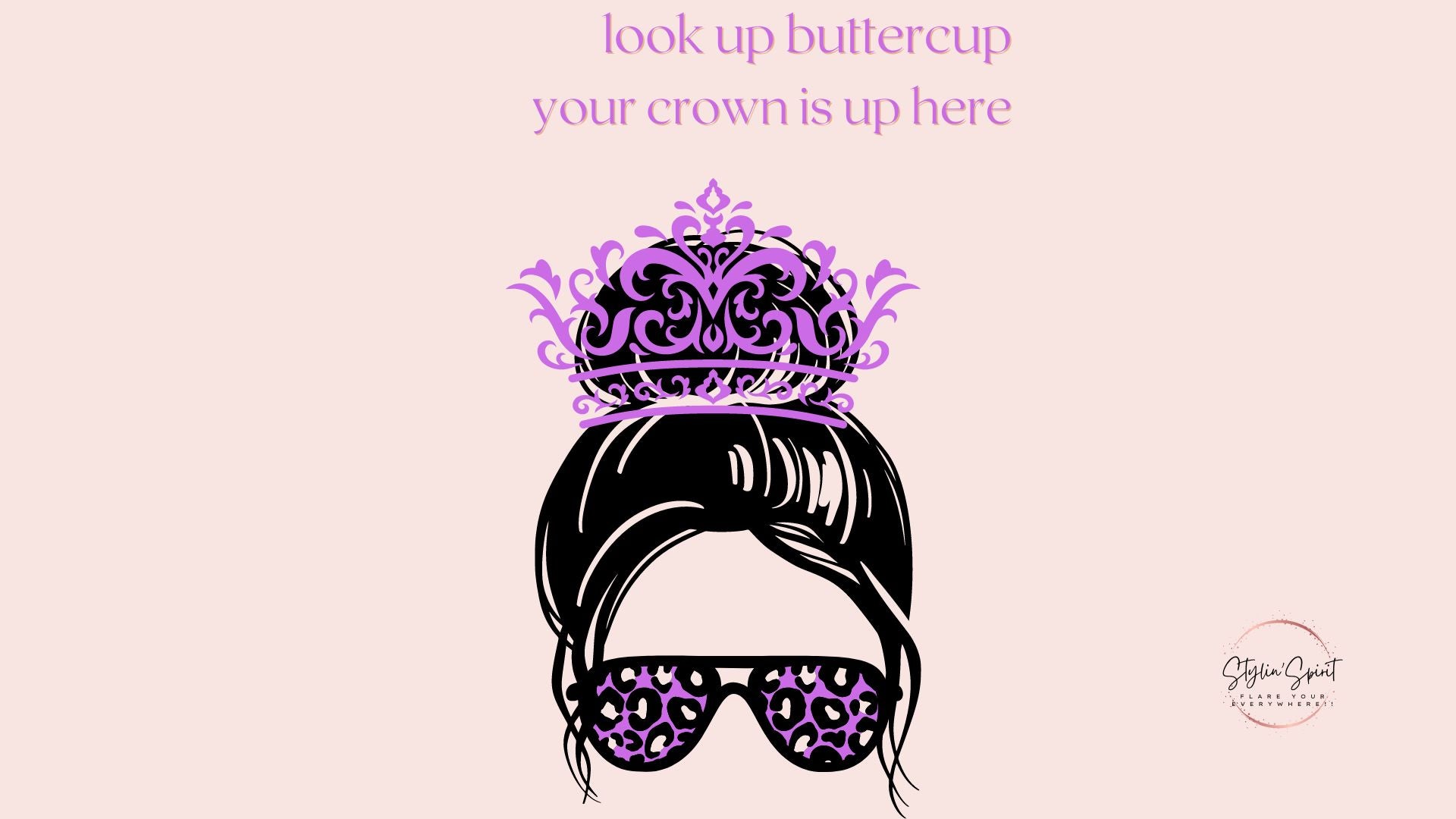 Stylin' Spirit Female Look Up Buttercup Desktop Wallpaper8 - Free Download Digital Download Stylin' Spirit   