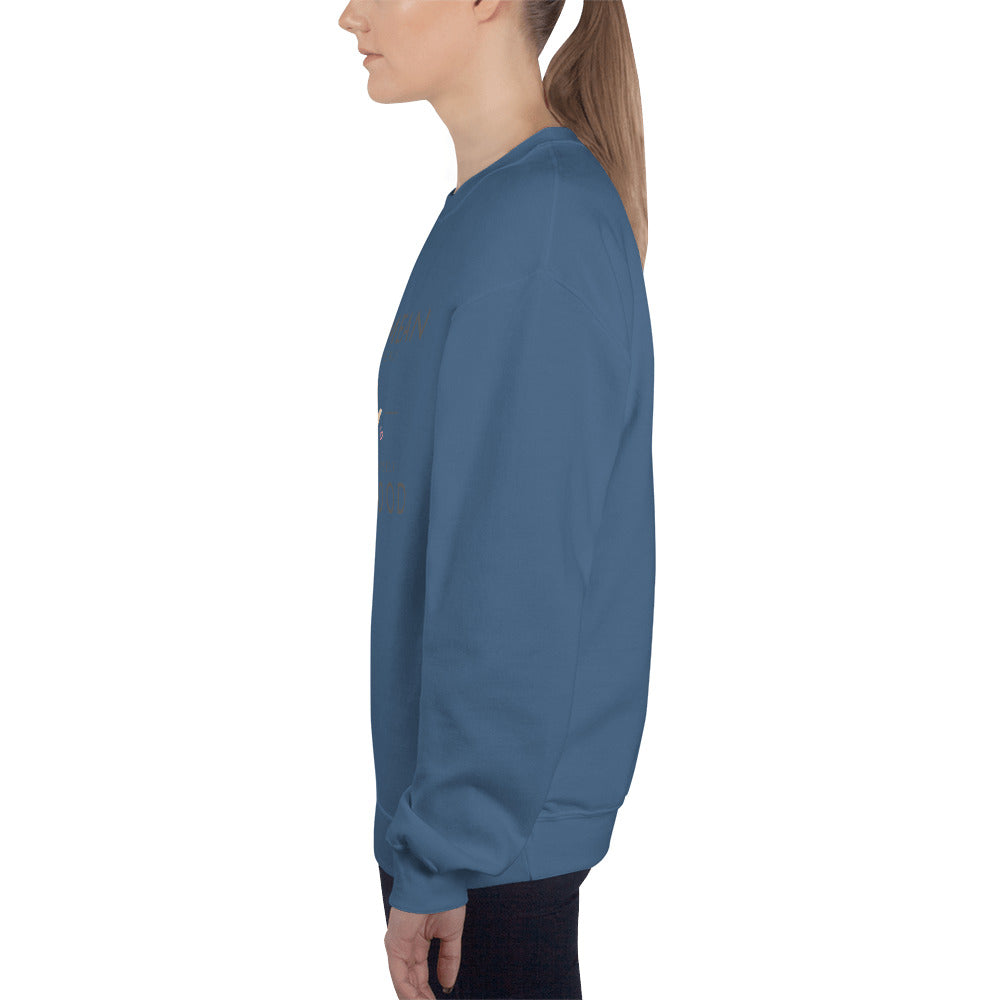 Unisex Sweatshirt - Being Mean Hand - Being Mean Takes Energy Save Yourself I'm Good Sweatshirt Stylin' Spirit   