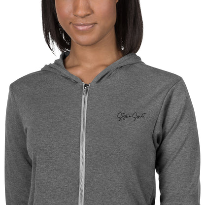 Unisex zip hoodie - Stylin' Spirit Logo Hoodie Stylin' Spirit   