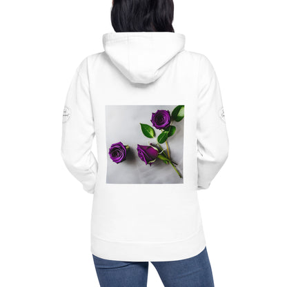 Unisex Hoodie - Stylin' Spirit Logo & Purple Roses Hoodie Stylin' Spirit   