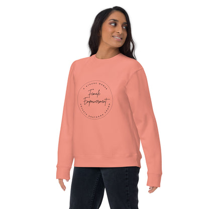 Unisex Premium Sweatshirt - Female Empowerment Sweatshirt Stylin' Spirit Dusty Rose S 