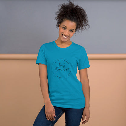 Unisex t-shirt - Celebrate Female Empowerment T-shirt Stylin' Spirit Aqua S 