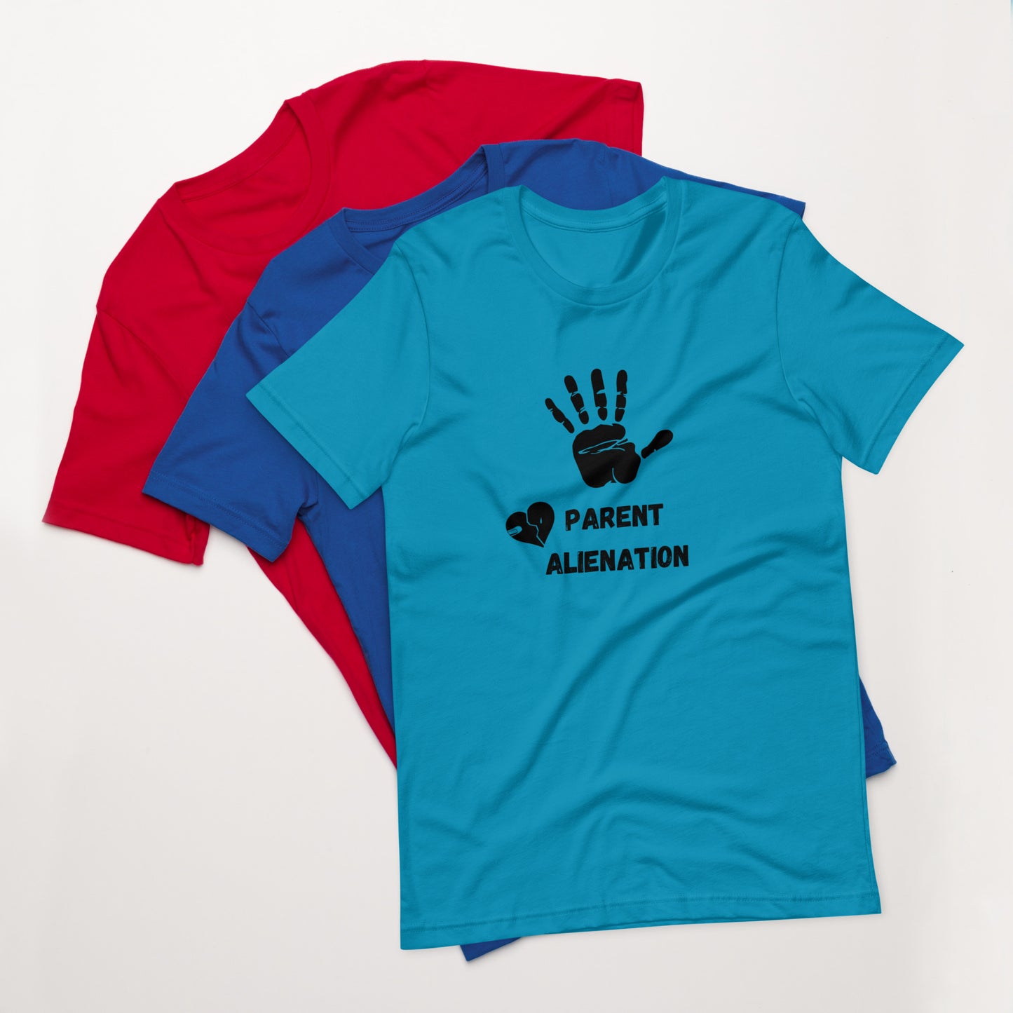 Unisex t-shirt - Stop Parent Alienation T-shirt Stylin' Spirit Aqua S 
