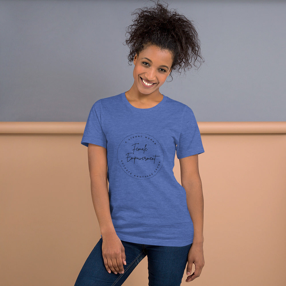 Unisex t-shirt - Celebrate Female Empowerment T-shirt Stylin' Spirit Heather True Royal S 