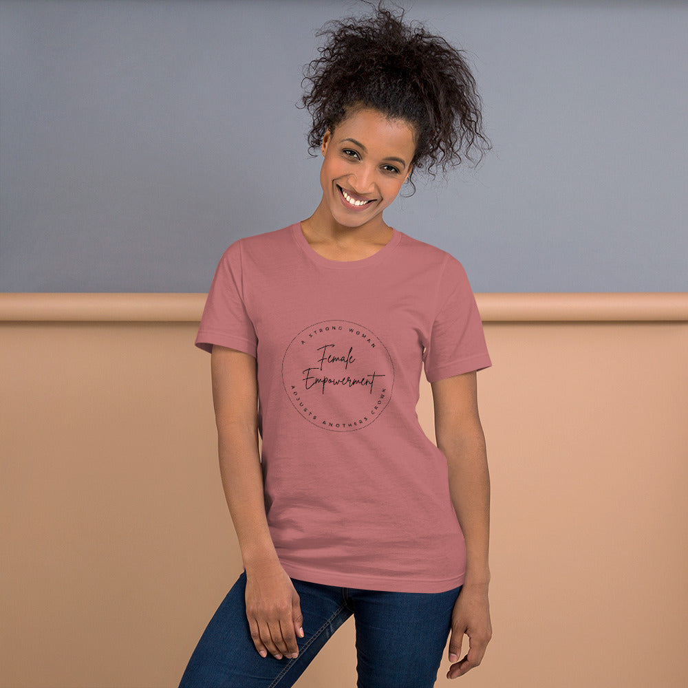 Unisex t-shirt - Celebrate Female Empowerment T-shirt Stylin' Spirit Mauve S 