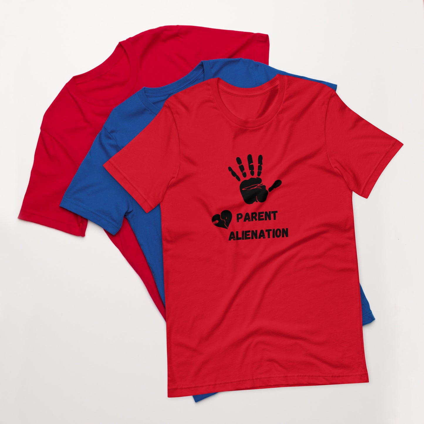 Unisex t-shirt - Stop Parent Alienation T-shirt Stylin' Spirit Red XS 