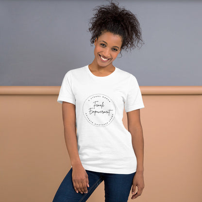 Unisex t-shirt - Celebrate Female Empowerment T-shirt Stylin' Spirit White XS 