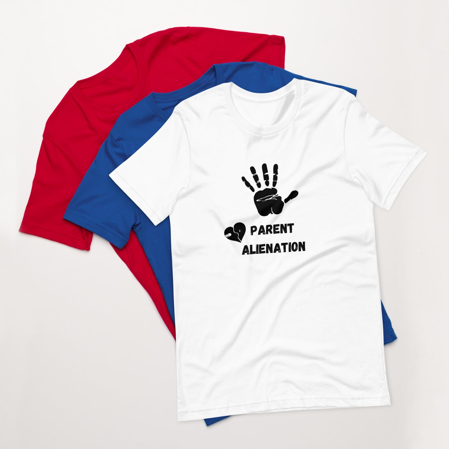 Unisex t-shirt - Stop Parent Alienation T-shirt Stylin' Spirit White XS 