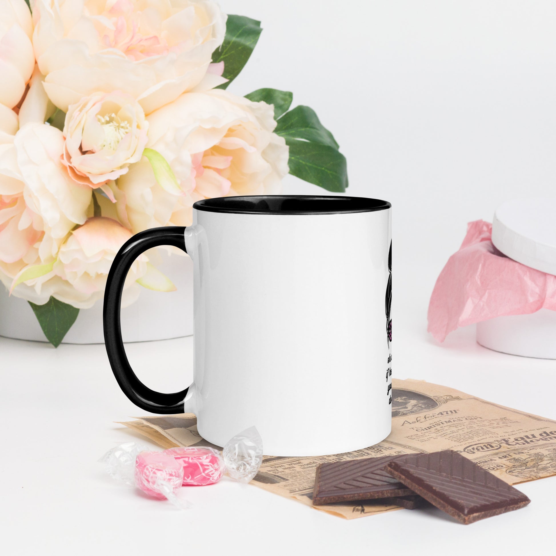 Coffee or Tea Mug with Color Inside - Oh Darling Mug Stylin' Spirit   